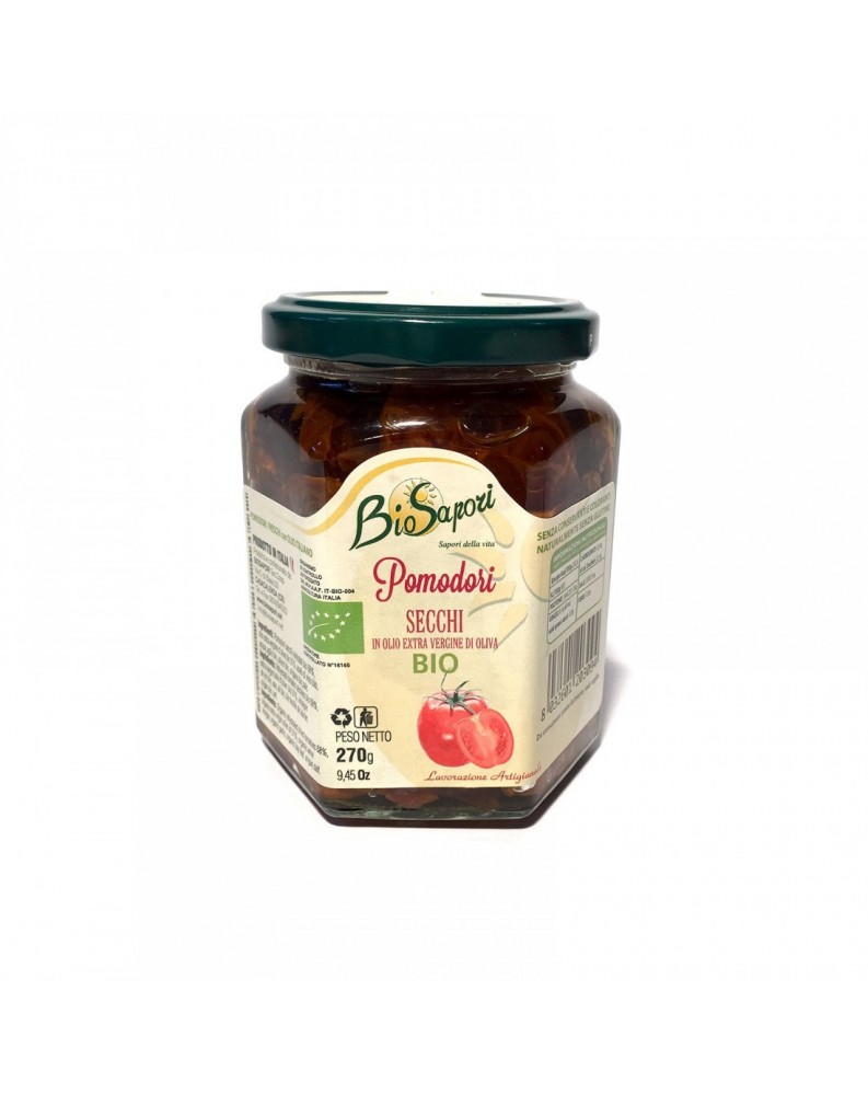 Tomates séchées sous huile BIO 270 gr Tomates séchées sous huile BIO 270 gr